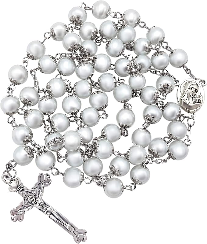 chapelet-perles-blanches